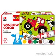Artikelbild des Artikels “Marabu KiDS Window Color Set - Farmer, 6 x 80 ml “