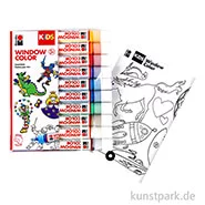 Artikelbild des Artikels “Marabu KiDS Window Color Set - Favourites, 10 x 25 ml “