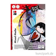 Artikelbild des Artikels “Marabu Mixed Media Malblock, 20 Blatt, 300 g 24x32 cm “