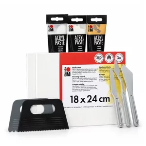Artikelbild des Artikels “Marabu Structured Art Set mit Acrylpasten + Zubehör “