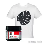 Artikelbild des Artikels “Marabu Textil Print Siebdruckfarbe, 100 ml Einzelfarbe | Schwarz“