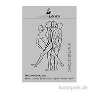 Artikelbild des Artikels “Marpa Jansen Skizzenpapier-Block - Grau, 110g “