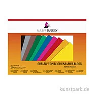 Artikelbild des Artikels “Marpa Jansen Tonzeichenpapier 10 Intensivtöne 24x34 cm 20 Blatt “