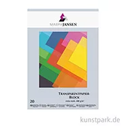 Artikelbild des Artikels “Marpa Jansen Transparentpapier farbig sortiert, extra stark, 20 Blatt “
