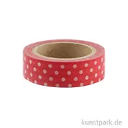 Artikelbild des Artikels “Masking Tape - Dots Bordeaux, 15 mm, 10 m Rolle “