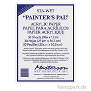 Artikelbild des Artikels “Masterson Sta-Wet Painters Pal - Acrylic Paper, 30 Blatt, 22 x 30,5 cm “