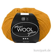 Artikelbild des Artikels “Maxi Wollgarn 100 g 125 m | Dunkelgelb“