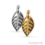 Artikelbild des Artikels “Metall Anhänger Mini - Blatt, 6 Stück “