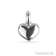 Artikelbild des Artikels “Metall Anhänger Mini - Herz, 6 Stück Silber“