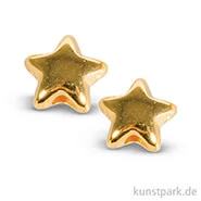 Artikelbild des Artikels “Metall-Perle Stern 5 mm, 6 Stück Gold“