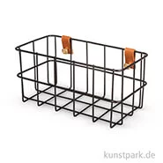 Artikelbild des Artikels “Metall Regal - Korb, Schwarz, mit Befestigung “