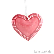 Artikelbild des Artikels “Metallanhänger rosa Herz mit Deco-Rand 7,8 x 7,5 x 1,3 cm“