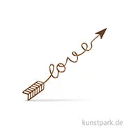 Artikelbild des Artikels “Metalldeko Schriftzug Love, 24x3,2x0,2 cm - Gold “