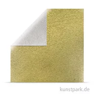 Artikelbild des Artikels “Metalleffekt gebürstet Silber-Gold - Scrapbookingpapier “