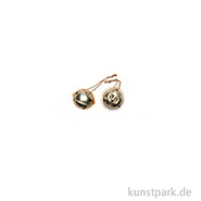 Artikelbild des Artikels “Metallglöckchen Weihnachtsanhänger Champagner, 2 Stück, 4 x 4 x 3,3 cm “