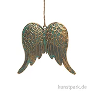 Artikelbild des Artikels “Metallhänger Engelsflügel, Antik Gold, 8 x 0,7 cm “