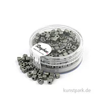 Artikelbild des Artikels “Metallic-Würfel matt - 3,4 mm - 15 g Dose | Brillant Silber“