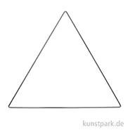 Artikelbild des Artikels “Metallring Dreieck - Anthrazit 20 cm“