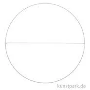 Artikelbild des Artikels “Metallring mit Querstrebe, Off White Matt, 25 cm “