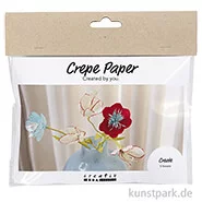 Artikelbild des Artikels “Mini Bastelset - Blumen aus Krepppapier, Pastellfarben “