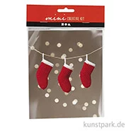 Artikelbild des Artikels “Mini Bastelset Häkeln, Weihnachtsstrümpfe “