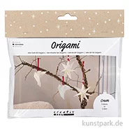 Artikelbild des Artikels “Mini Bastelset - Origami Baumschmuck, Rot, Weiß “