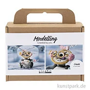 Artikelbild des Artikels “Mini Bastelset - Robotermädchen Modellieren, Grau, Pink “