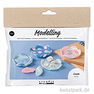 Artikelbild des Artikels “Mini Bastelset - Schalen Modellieren, Hellpink, Pastellblau “