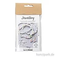 Artikelbild des Artikels “Mini Bastelset Schmuck - Elastisches Armband + Ohrringe, Pastell “