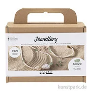 Artikelbild des Artikels “Mini Bastelset Schmuck, Halskette + Armband mit Aventurin-Quarz “