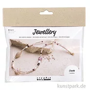 Artikelbild des Artikels “Mini Bastelset Schmuck, Halskette + Ohrringe, Chunky, Rosé “