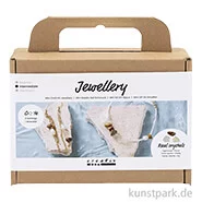 Artikelbild des Artikels “Mini Bastelset Schmuck, Halskette + Ohrringe mit Kristallen “