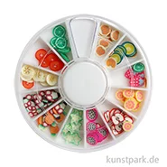 Artikelbild des Artikels “Mini Clay Scheiben - Exotic Fruits, 12 Motive, 18g “