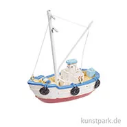 Artikelbild des Artikels “Mini Fischerboot - Dunkelblau, 7,5 cm “
