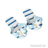 Artikelbild des Artikels “Mini Flip-Flops - blau gestreift, 6 cm “