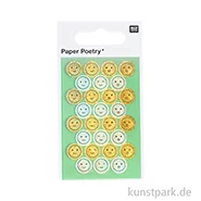 Artikelbild des Artikels “Mini Foliensticker - Emojis, 3 Blatt, 6 x 10 cm “