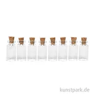 Artikelbild des Artikels “Mini Glasröhrchen mit Kork, 10 x 30 mm, 8 Stück “