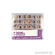 Artikelbild des Artikels “Mini Holzstempel Set - Alphabet mit 26 Buchstaben “