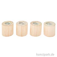 Artikelbild des Artikels “Mini Kerzenhalter - Zylinder, 3 x 3 x 3 cm, 4 Stück “