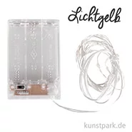 Artikelbild des Artikels “Mini LED-Lichterkette mit 10 Lampen und Timer - Lichtgelb “