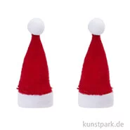 Artikelbild des Artikels “Mini Nikolaus-Mütze, Rot / Weiß, 4 x 7 cm, 2 Stück “