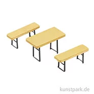 Artikelbild des Artikels “Mini Picknicktisch, 6x3,5x3 cm, 3-teilig “