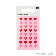 Artikelbild des Artikels “Mini Puffy Sticker - Herzen, 1 Bogen, 6 x 10 cm “