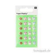 Artikelbild des Artikels “Mini Puffy Sticker - Tiere, 1 Bogen, 6 x 10 cm “