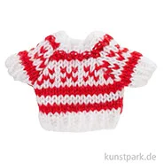 Artikelbild des Artikels “Mini-Pullover, Rot Weiß, 3,5 x 5 cm “