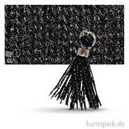Artikelbild des Artikels “Mini-Quaste mit Öse, 15 mm, 3 Stück Schwarz“