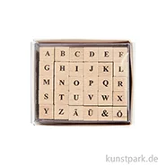 Artikelbild des Artikels “Mini Stempelset - Buchstaben A-Z mit 30 Holzstempeln “