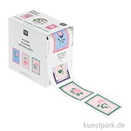 Artikelbild des Artikels “Mini Sticker - La Vie en Rose, Briefmarken, 120 Aufkleber “
