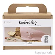 Artikelbild des Artikels “Mini Stickset - Stoffserviette, Staubrosa “