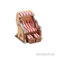 Artikelbild des Artikels “Mini Strandkorb - Rot-Weiß, 3,5x3,5 cm “